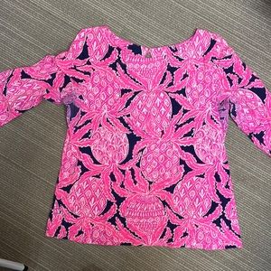 Lilly Pulitzer Pineapple Blouse